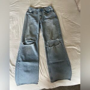Curve Love High Rise 90s Relaxed Jean - destroyed
